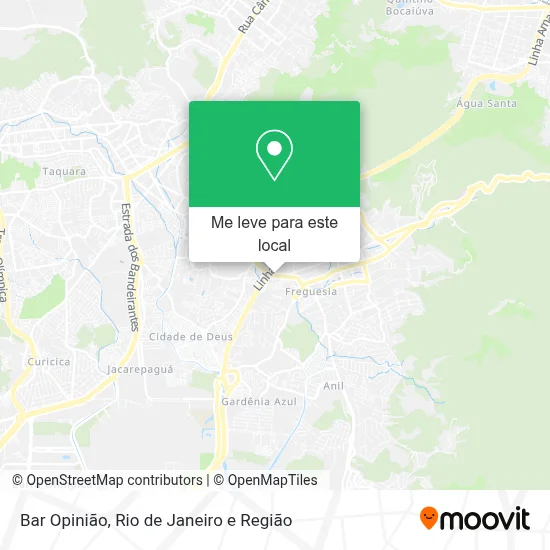 Bar Opinião mapa