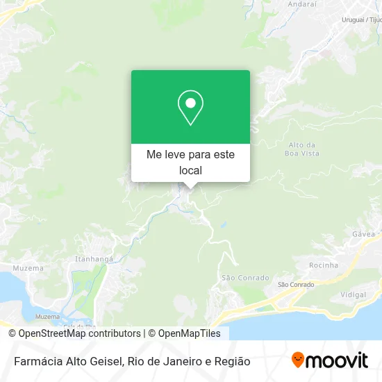 Farmácia Alto Geisel mapa