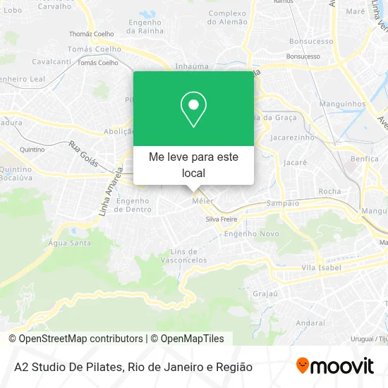 A2 Studio De Pilates mapa