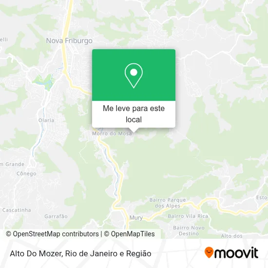 Alto Do Mozer mapa