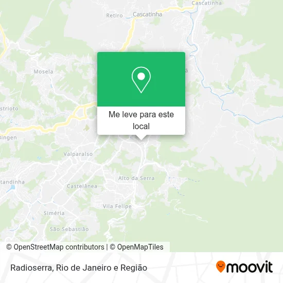 Radioserra mapa
