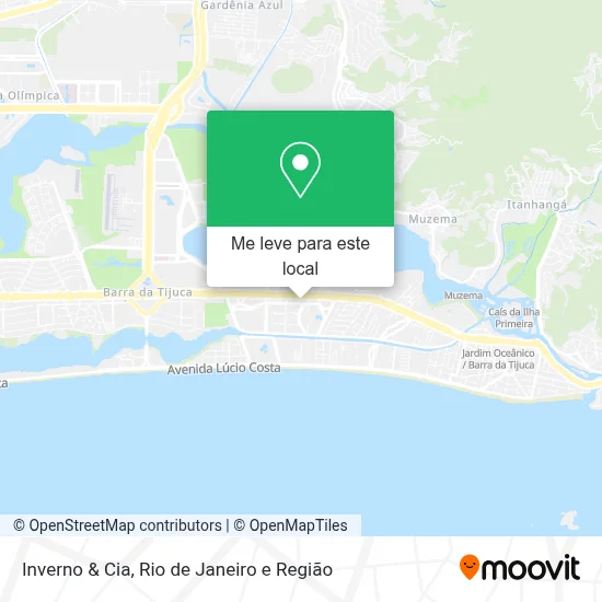 Inverno & Cia mapa