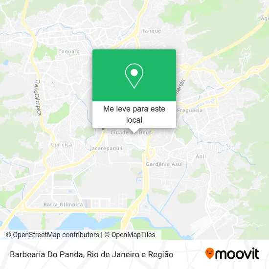 Barbearia Do Panda mapa