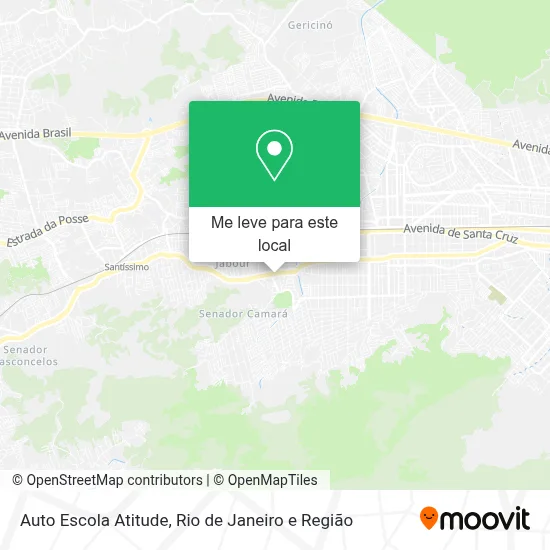 Auto Escola Atitude mapa