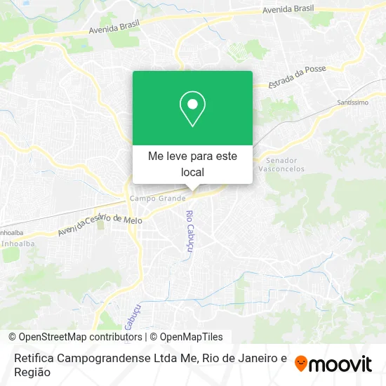 Retifica Campograndense Ltda Me mapa