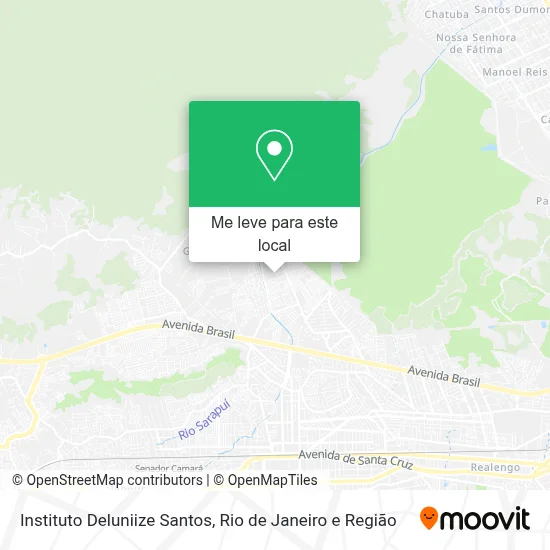 Instituto Deluniize Santos mapa