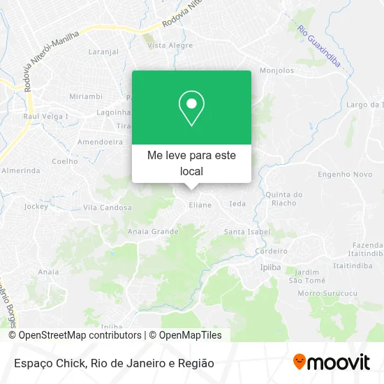 Espaço Chick mapa