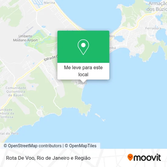 Rota De Voo mapa