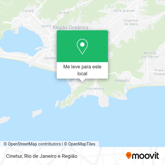 Cinetur mapa