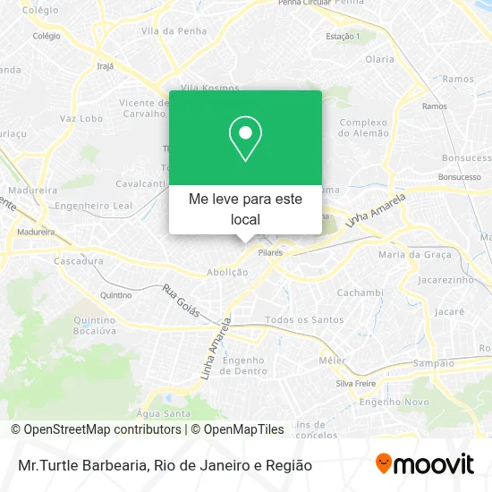 Mr.Turtle Barbearia mapa