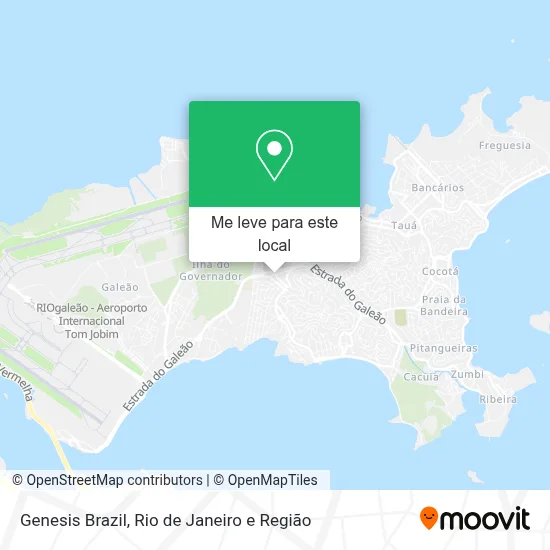 Genesis Brazil mapa