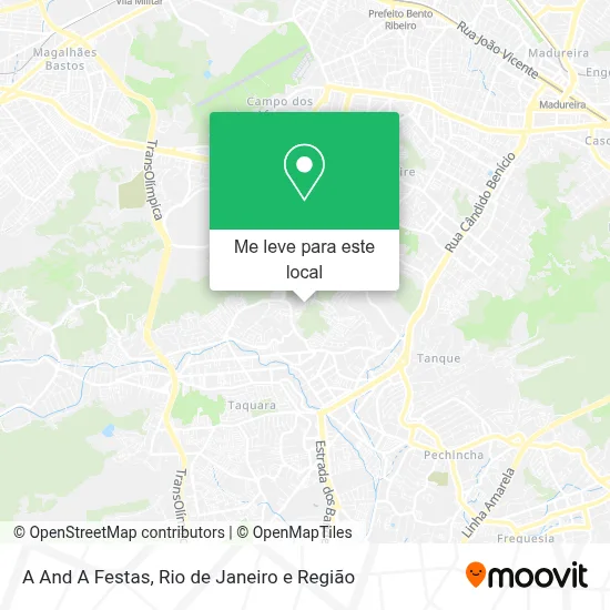 A And A Festas mapa