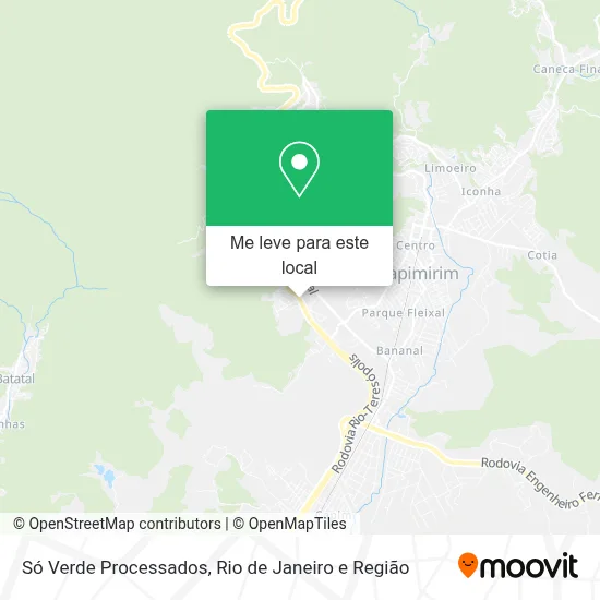 Só Verde Processados mapa