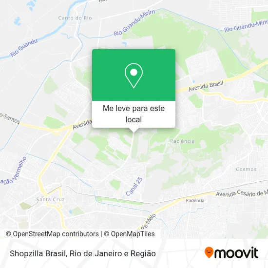 Shopzilla Brasil mapa