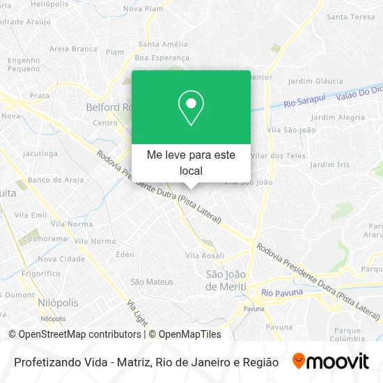 Profetizando Vida - Matriz mapa