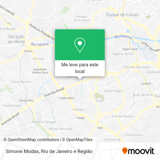 Simone Modas mapa