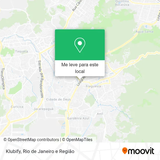 Klubify mapa