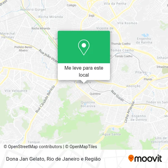 Dona Jan Gelato mapa