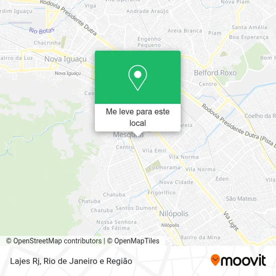 Lajes Rj mapa