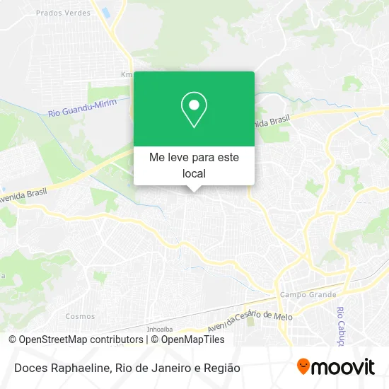 Doces Raphaeline mapa