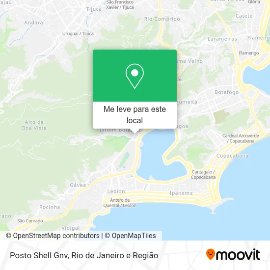 Posto Shell Gnv mapa