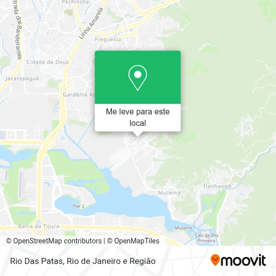 Rio Das Patas mapa