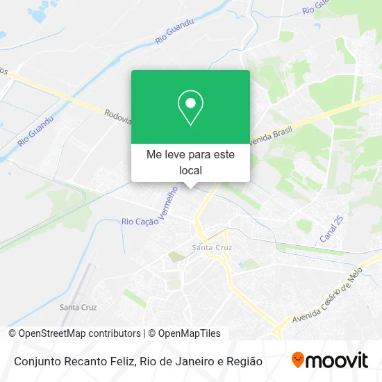 Conjunto Recanto Feliz mapa