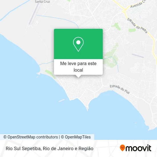 Rio Sul Sepetiba mapa