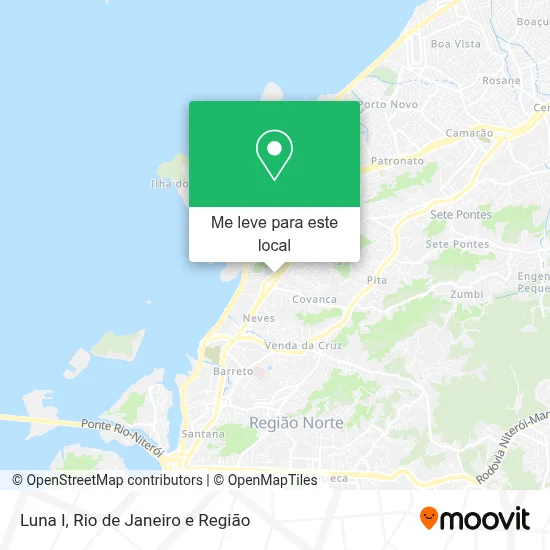 Luna I mapa