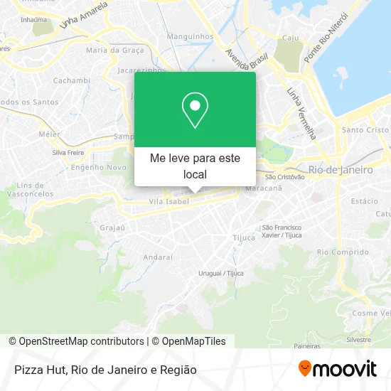 Pizza Hut mapa