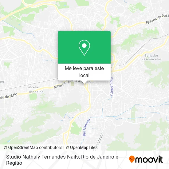 Studio Nathaly Fernandes Nails mapa