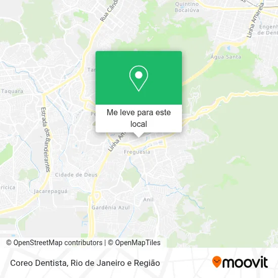 Coreo Dentista mapa