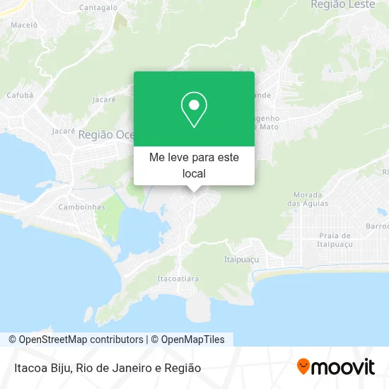 Itacoa Biju mapa
