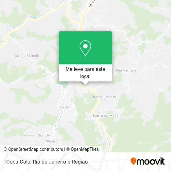 Coca-Cola mapa