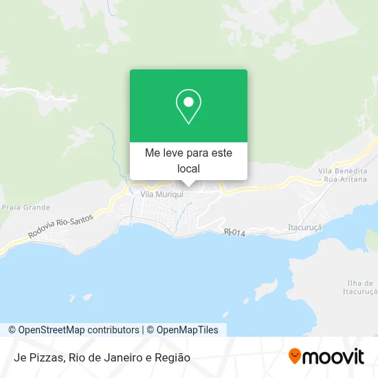 Je Pizzas mapa