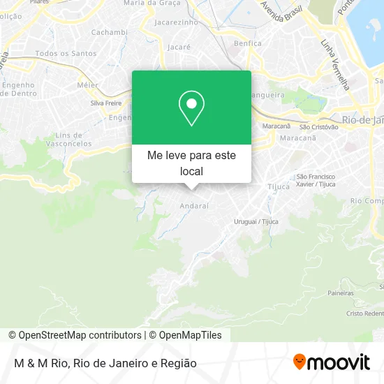 M & M Rio mapa