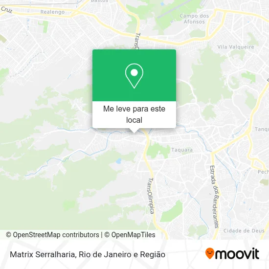 Matrix Serralharia mapa