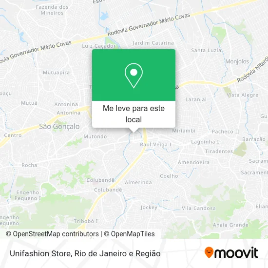 Unifashion Store mapa