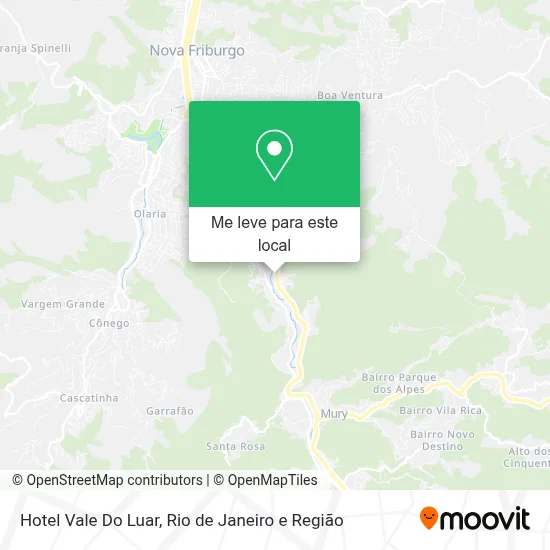 Hotel Vale Do Luar mapa