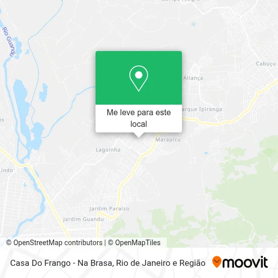 Casa Do Frango - Na Brasa mapa