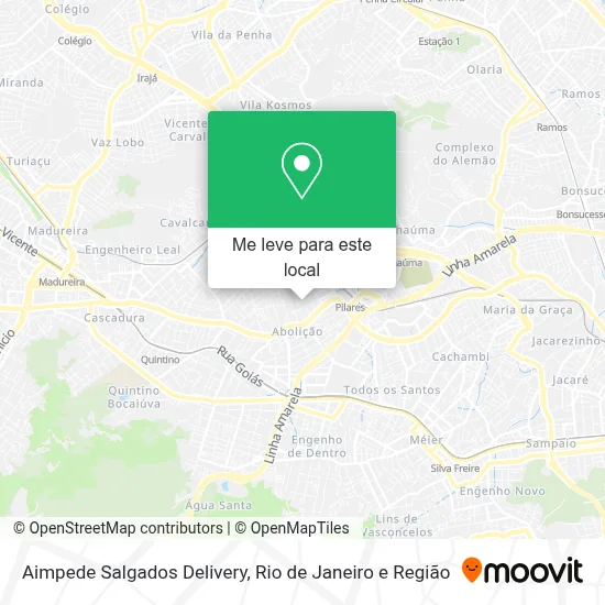 Aimpede Salgados Delivery mapa