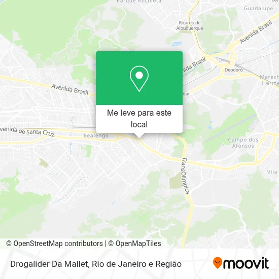 Drogalider Da Mallet mapa