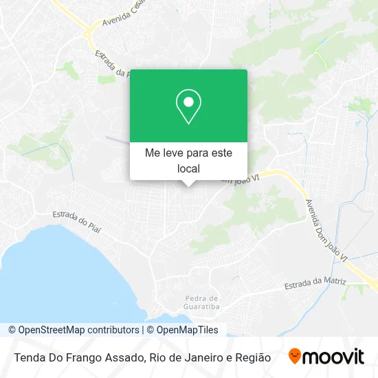 Tenda Do Frango Assado mapa