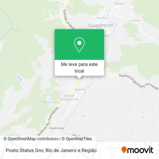 Posto Status Gnv mapa