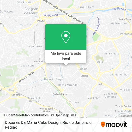 Doçuras Da Maria Cake Design mapa