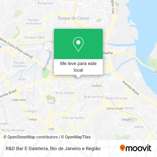 R&D Bar E Galeteria mapa