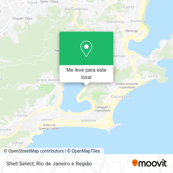 Shell Select mapa