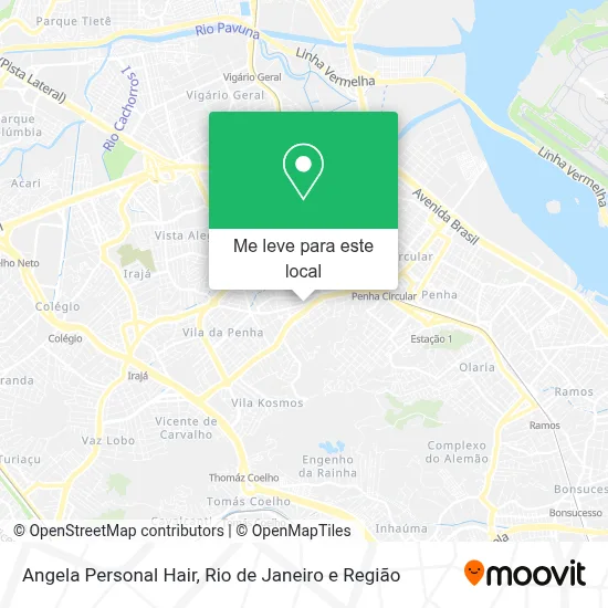 Angela Personal Hair mapa