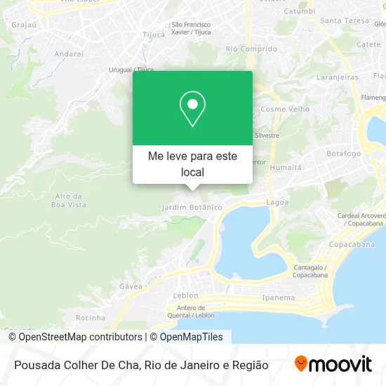Pousada Colher De Cha mapa