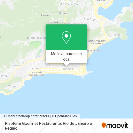 Risoteria Gourmet Restaurante mapa